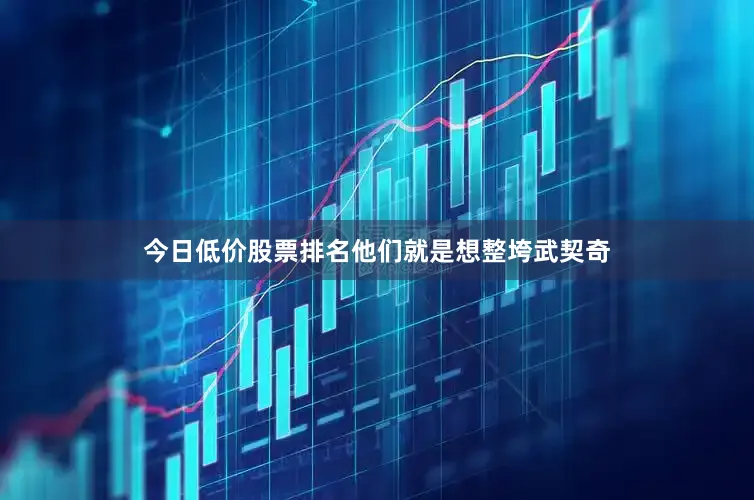 今日低价股票排名他们就是想整垮武契奇
