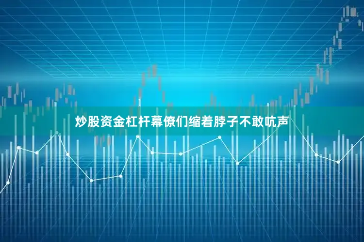 炒股资金杠杆幕僚们缩着脖子不敢吭声
