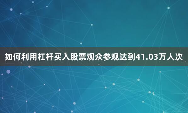 如何利用杠杆买入股票观众参观达到41.03万人次
